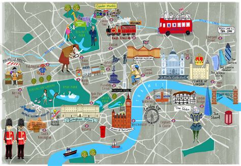 London Attractions Tourist Map: Interactive.